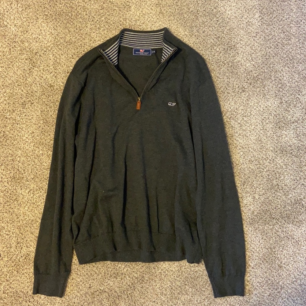 Men’s vineyard vines quarter zip sweater
